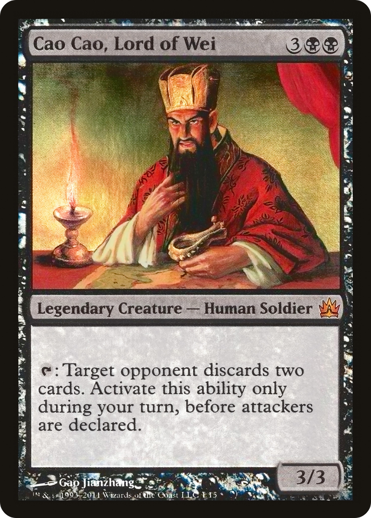 Cao Cao, Lord of Wei (001) Foil - From the Vault: Legends
