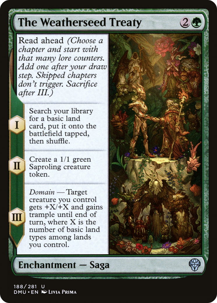 The Weatherseed Treaty (188) Foil - Dominaria United