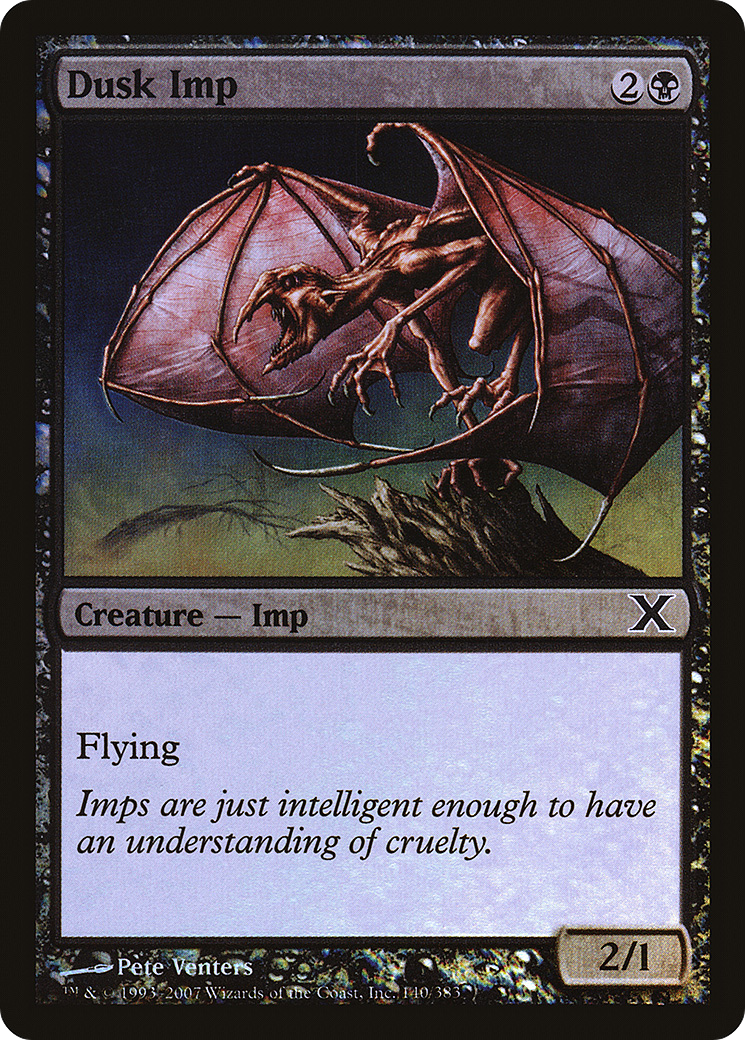 Dusk Imp (140) Foil - Tenth Edition