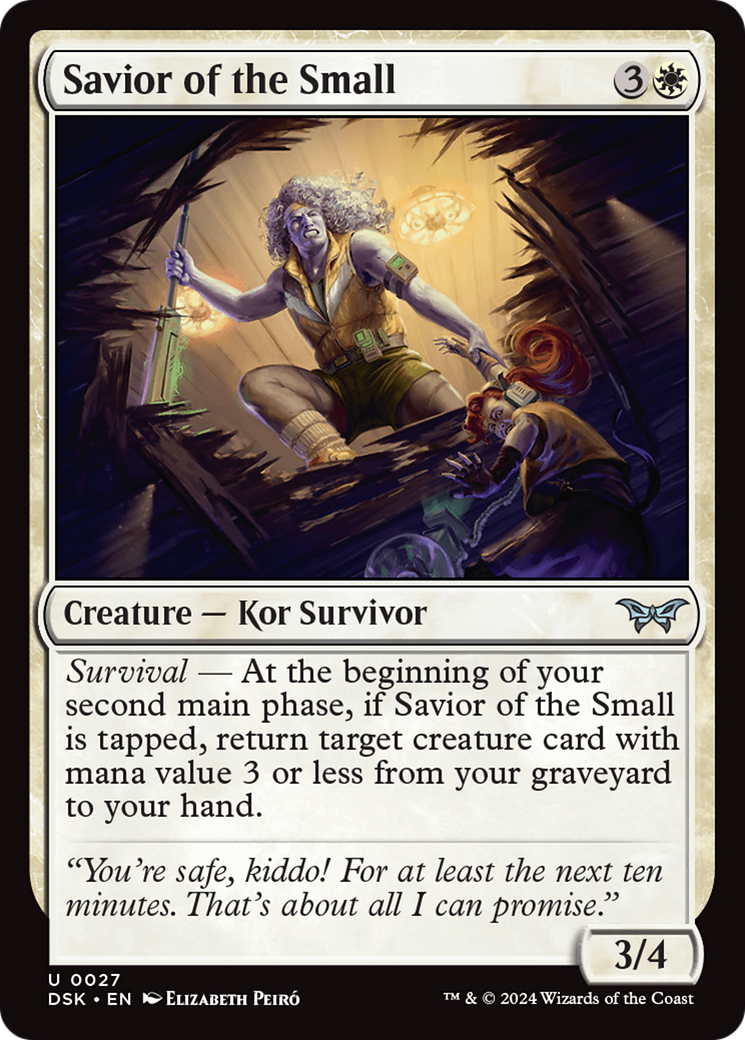 Savior of the Small (027) Foil - Duskmourn: House of Horror