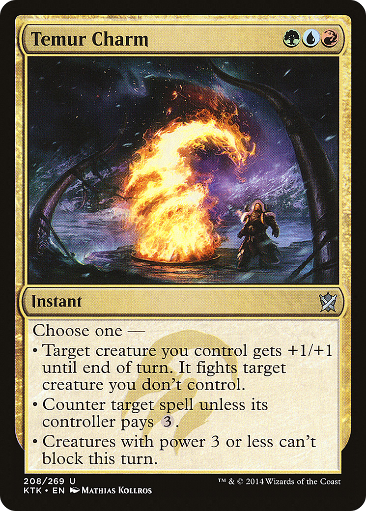 Temur Charm (208) Foil - Khans of Tarkir