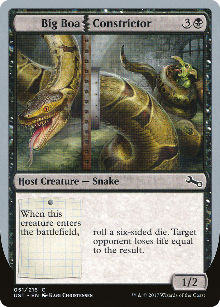 Big Boa Constrictor (051) - Unstable