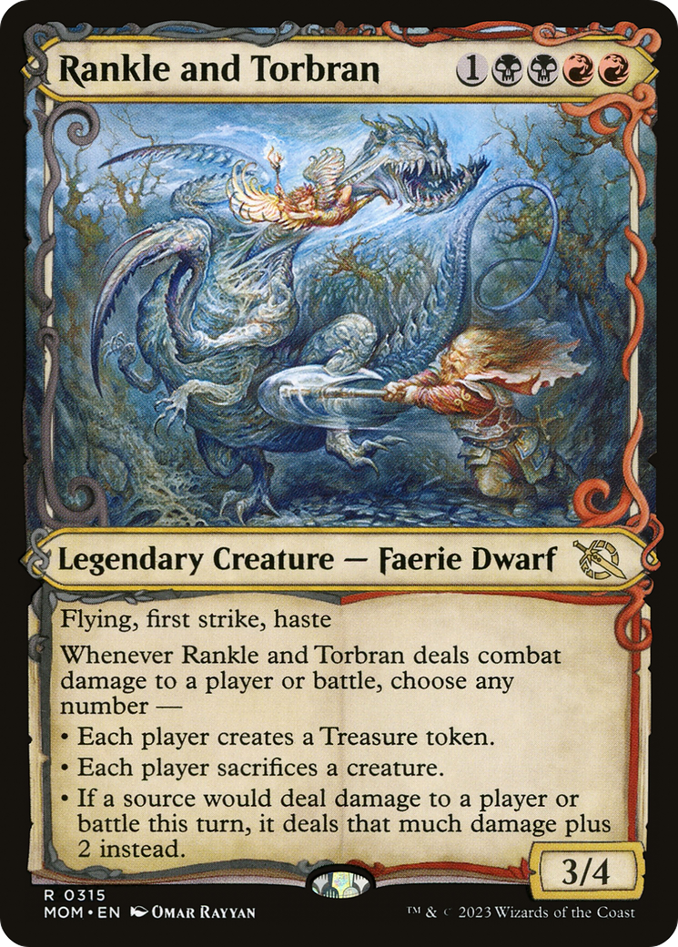 Rankle and Torbran (Showcase) (315) Foil - March of the Machine