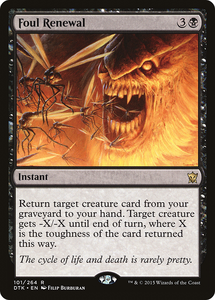 Foul Renewal (101) - Dragons of Tarkir