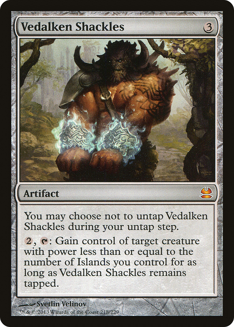 Vedalken Shackles (218) - Modern Masters