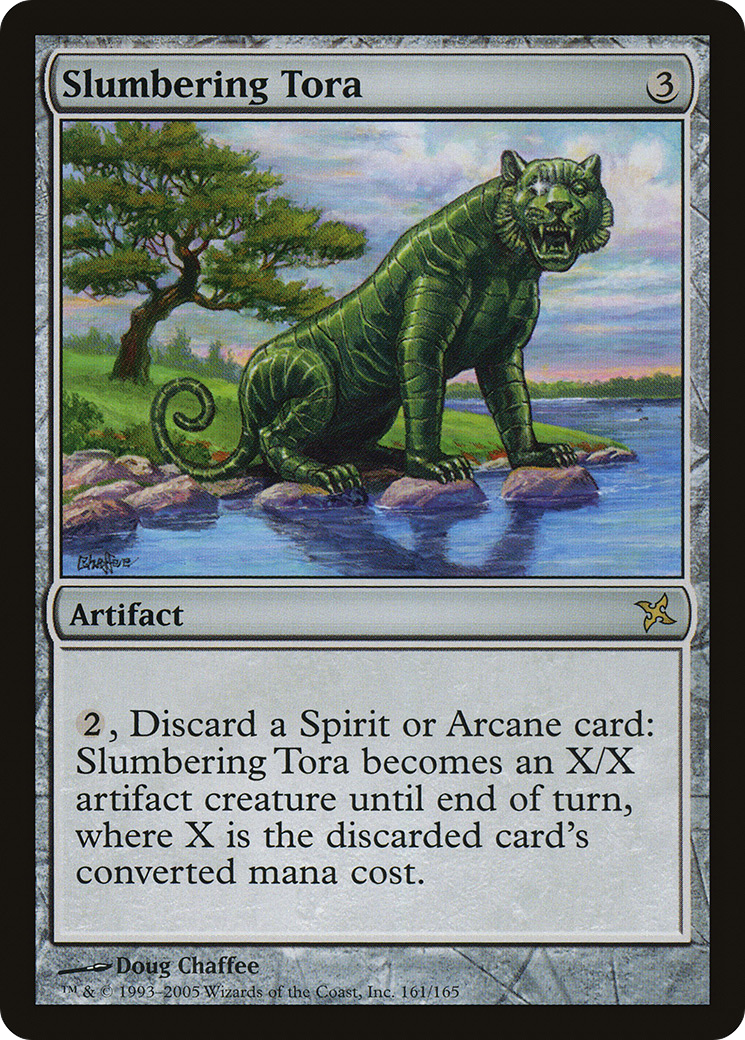 Slumbering Tora (161) Foil - Betrayers of Kamigawa