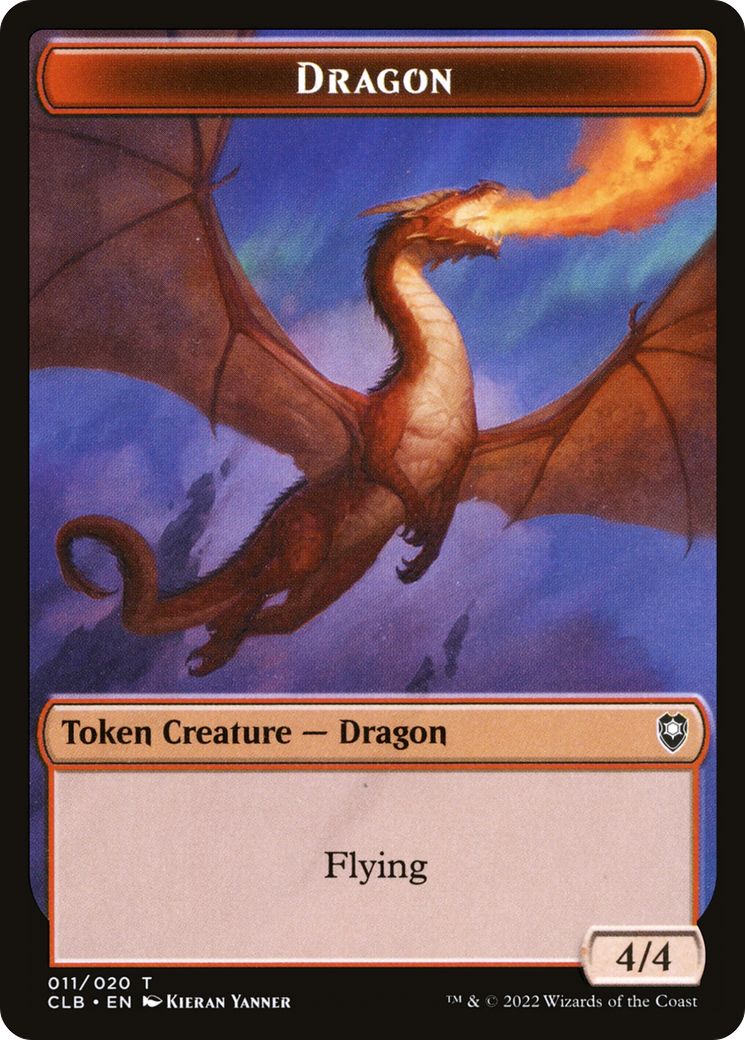 Dragon Token (011) - Battle for Baldur's Gate Tokens