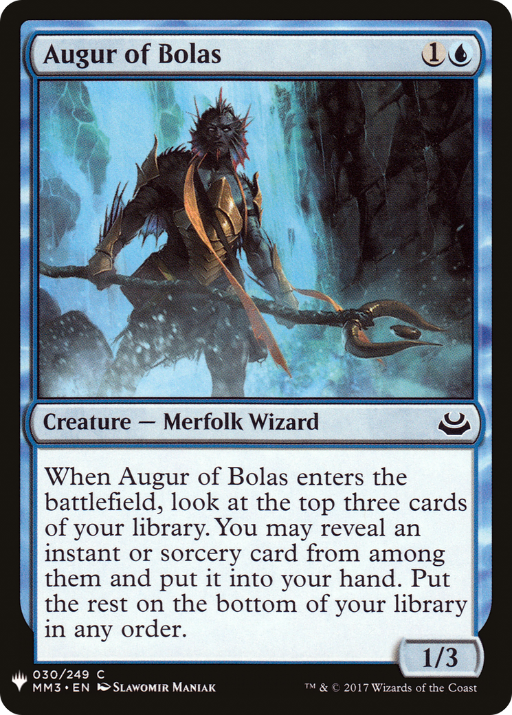 Augur of Bolas (MM3-30) - The List
