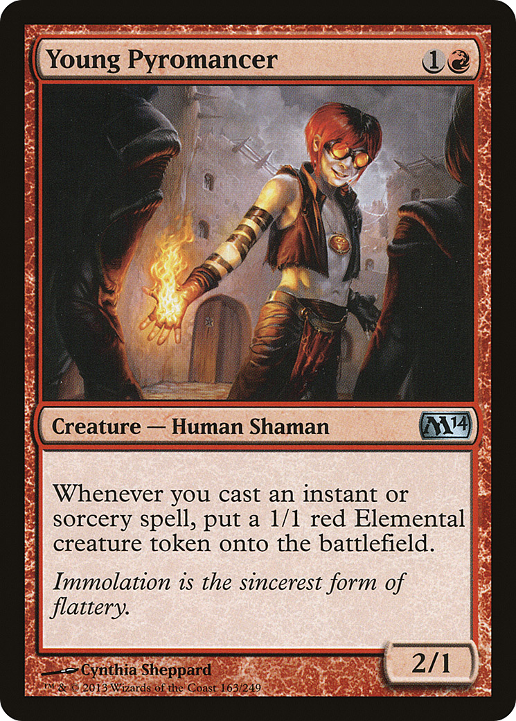Young Pyromancer (163) - Magic 2014