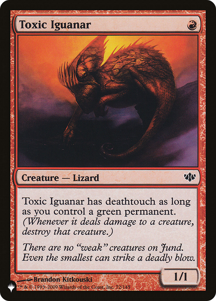 Toxic Iguanar (CON-72) - The List