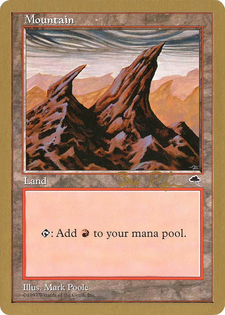 Mountain (Right) - 1998 Ben Rubin (TMP) (Retro) - World Championship Decks 1998