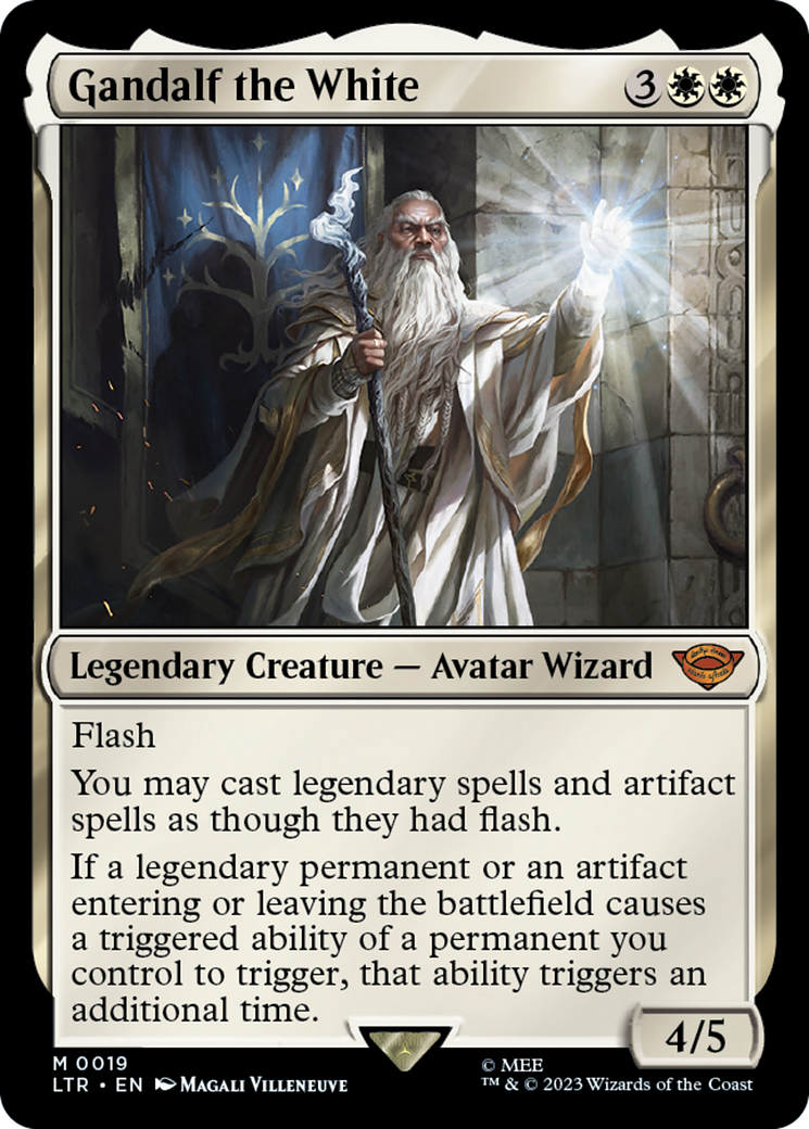 Gandalf the White (019) Foil - The Lord of the Rings: Tales of Middle-earth