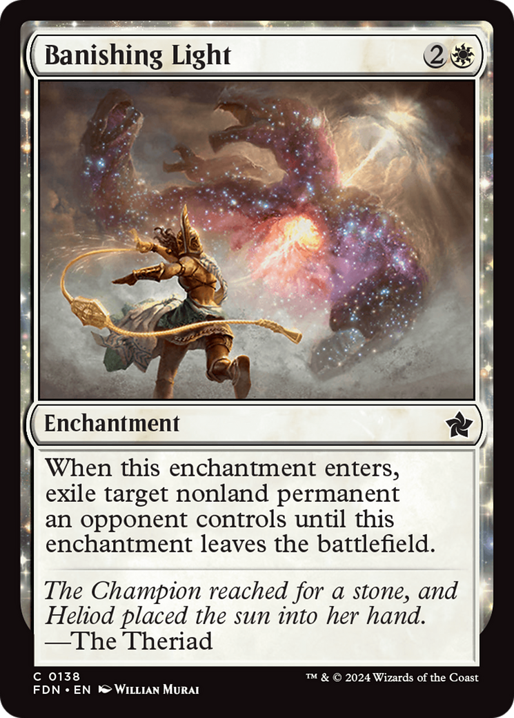 Banishing Light (138) Foil - Foundations