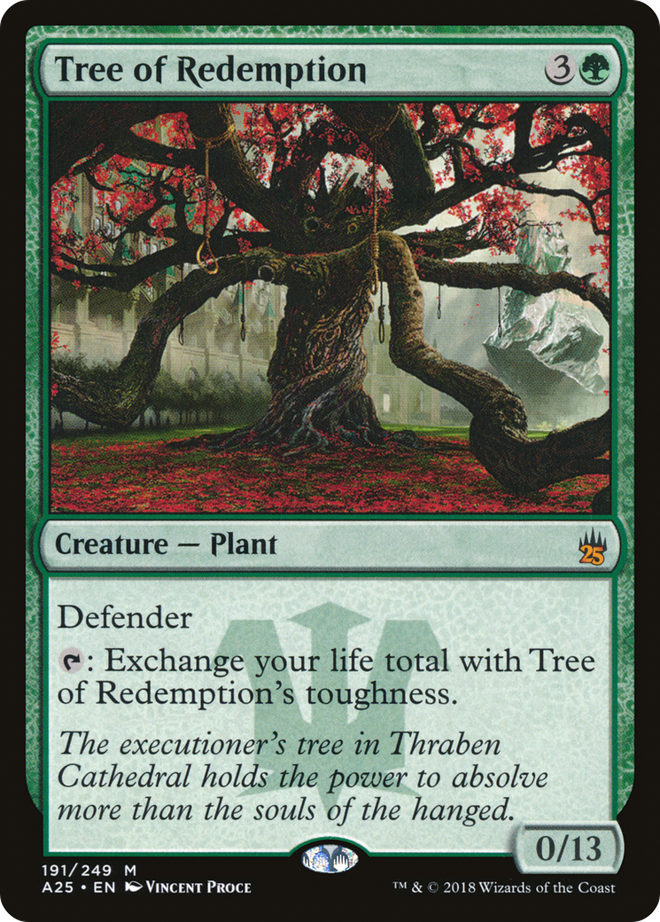 Tree of Redemption (191) Foil - Masters 25
