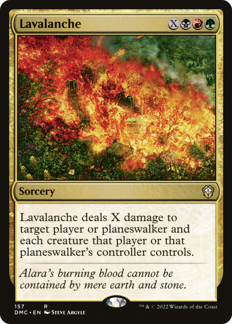 Lavalanche (157) - Dominaria United Commander