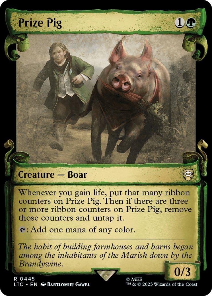 Prize Pig (Showcase Scrolls) (Showcase) (445) - Tales of Middle-earth Commander