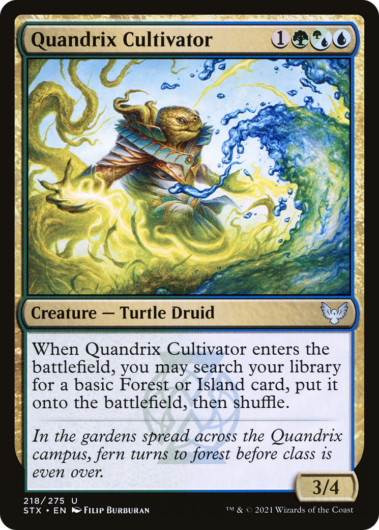 Quandrix Cultivator (218) Foil - Strixhaven: School of Mages