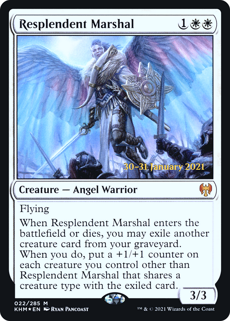 Resplendent Marshal (22s) Foil - Kaldheim Promos