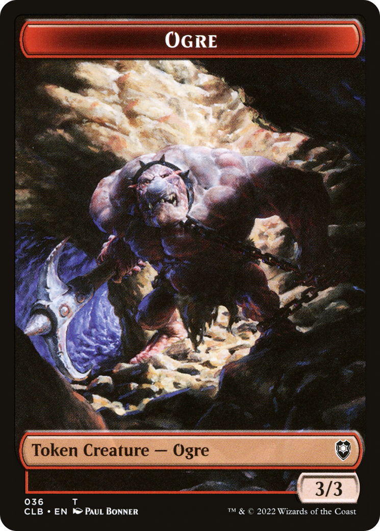 Ogre (036) - Battle for Baldur's Gate Tokens