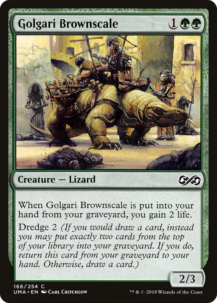 Golgari Brownscale (166) Foil - Ultimate Masters