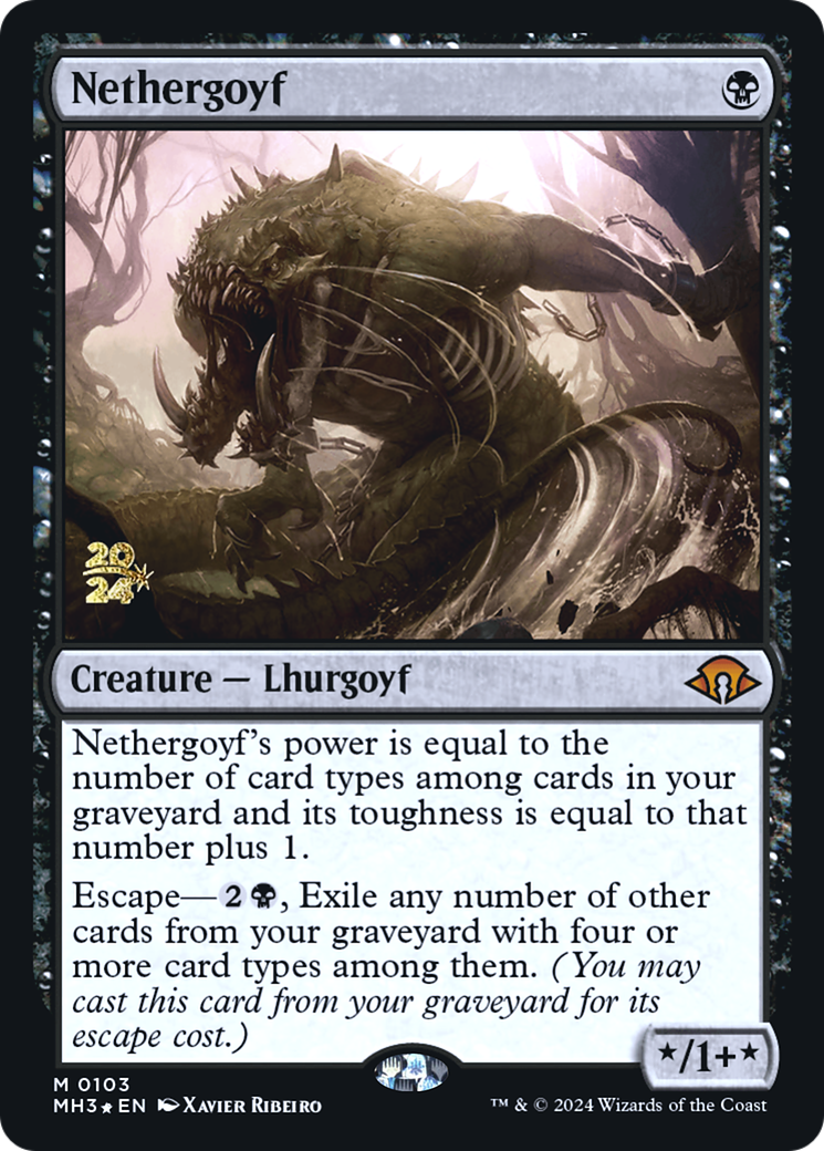 Nethergoyf (103) Foil - Modern Horizons 3 Promos