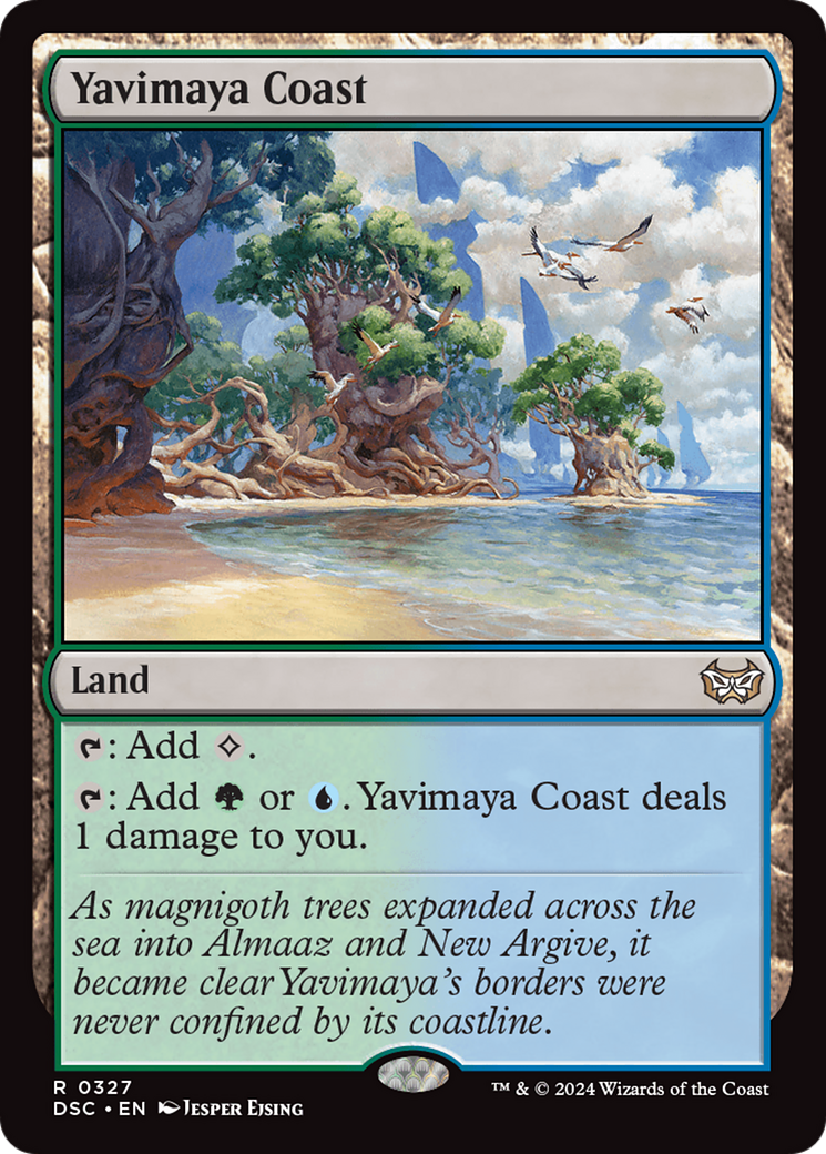 Yavimaya Coast (327) - Duskmourn: House of Horror Commander