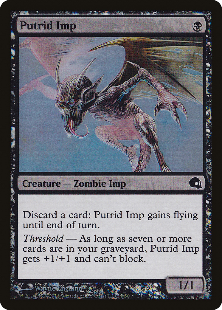 Putrid Imp (001) Foil - Premium Deck Series: Graveborn