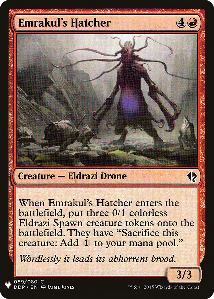 Emrakul's Hatcher (DDP-59) - The List