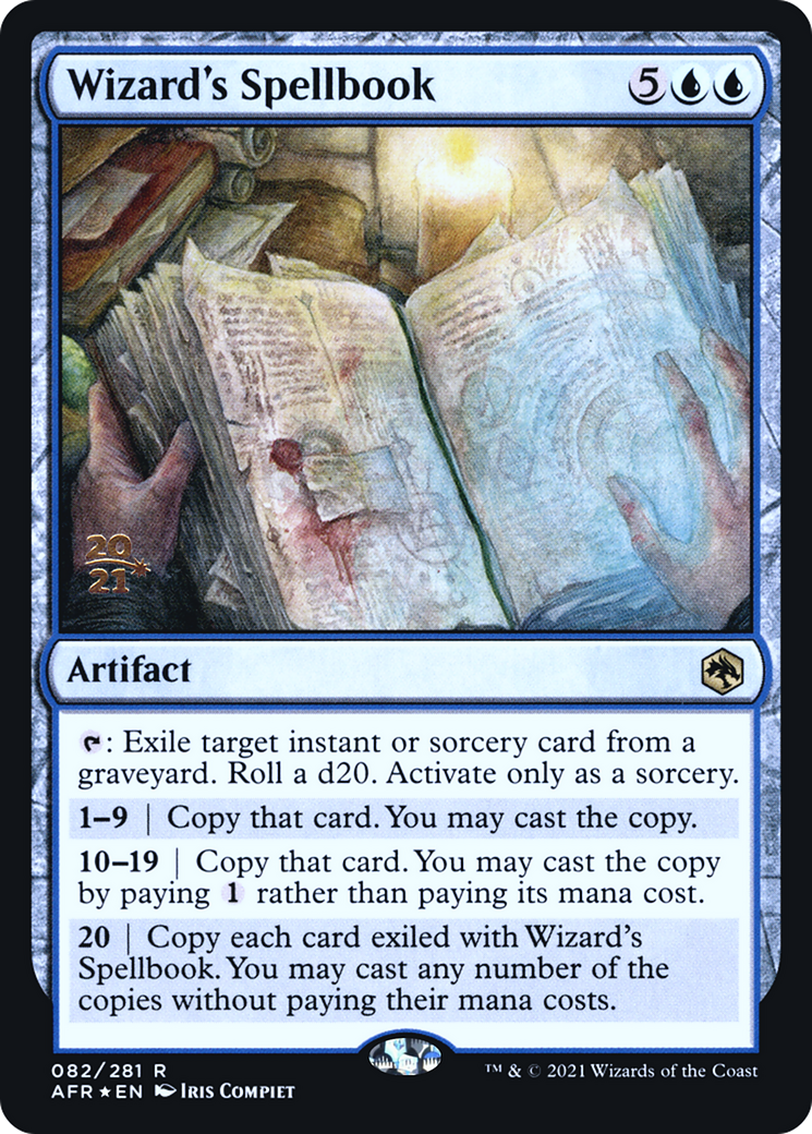 Wizard's Spellbook (082) Foil - Adventures in the Forgotten Realms Promos