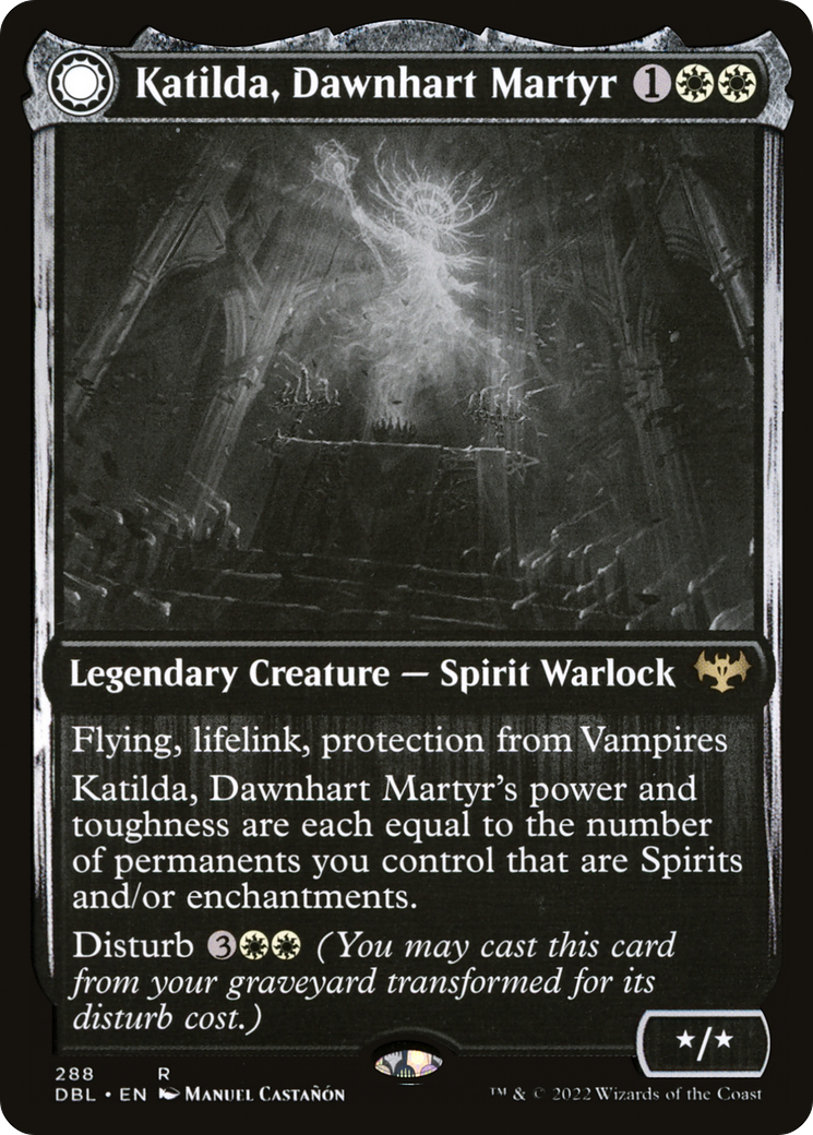 Katilda, Dawnhart Martyr (288) - Innistrad: Double Feature