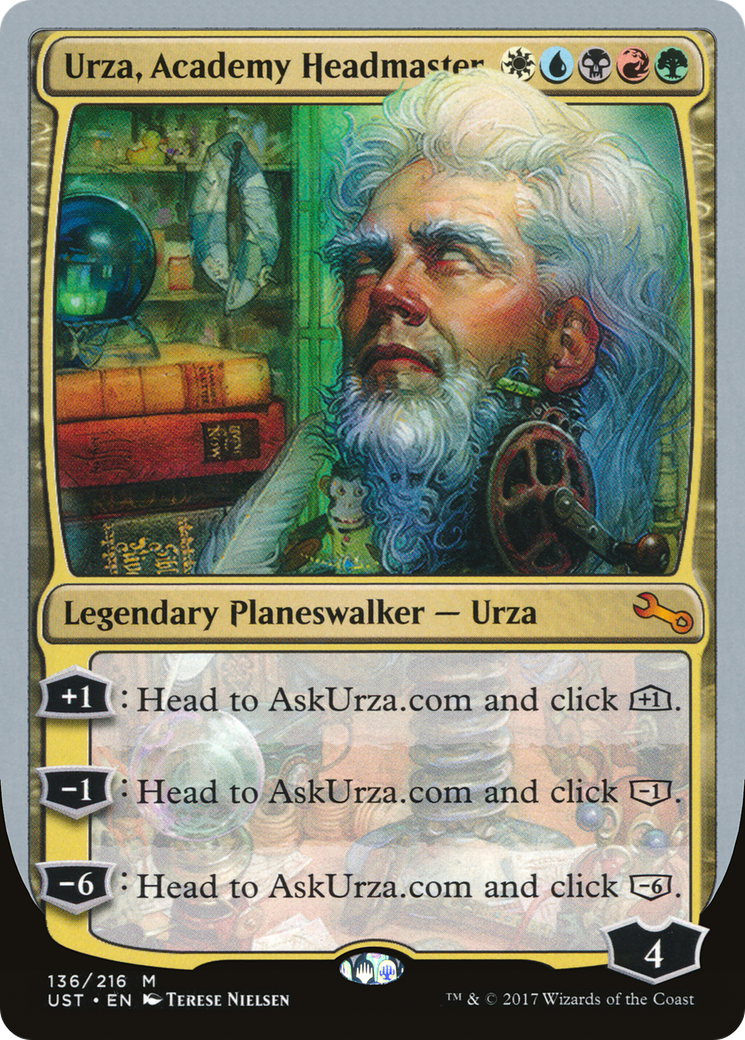 Urza, Academy Headmaster (136) Foil - Unstable