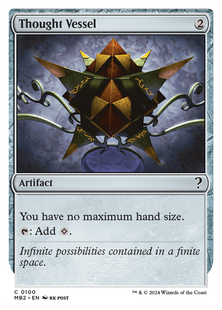 Thought Vessel (White Border) (100) - Mystery Booster 2
