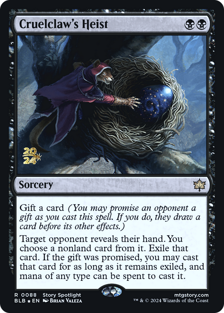 Cruelclaw's Heist (088) Foil - Bloomburrow Promos