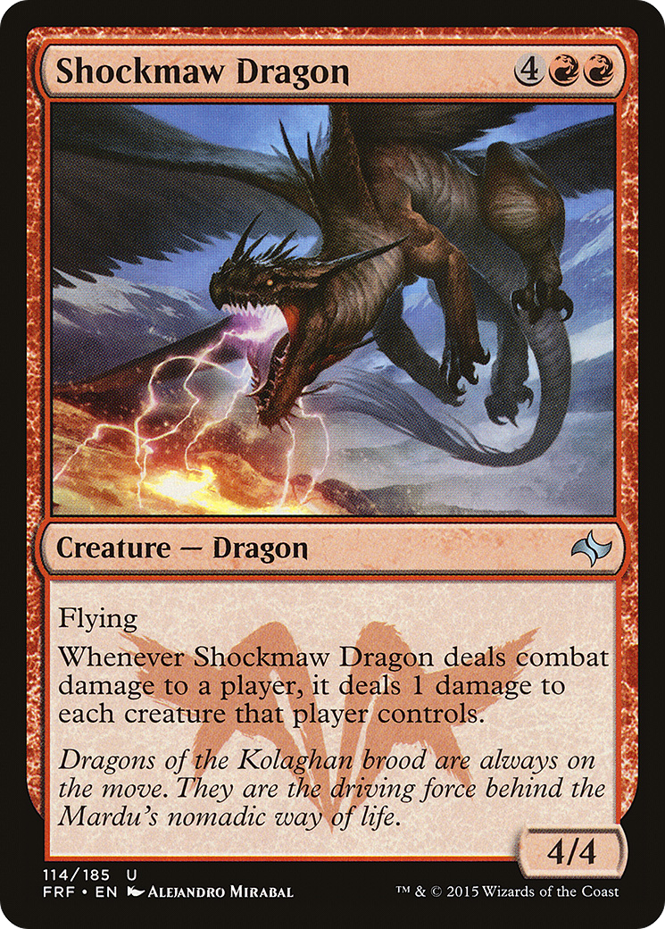 Shockmaw Dragon (114) - Fate Reforged
