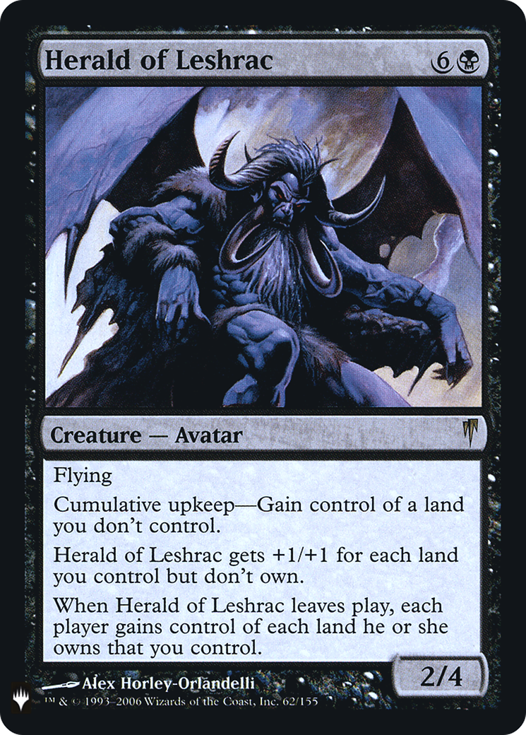 Herald of Leshrac (CSP-62) Foil - The List