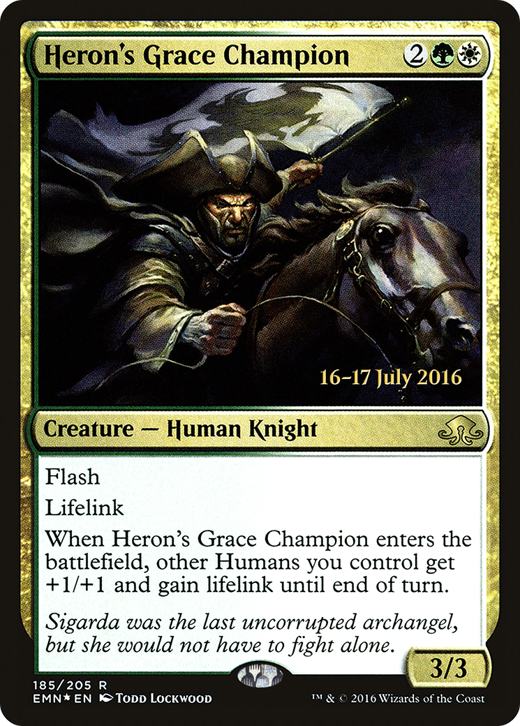 Heron's Grace Champion (185) Foil - Eldritch Moon Promos