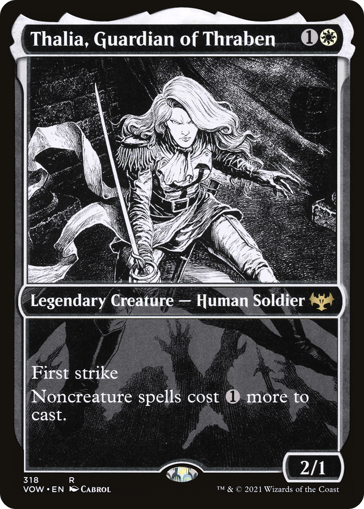 Thalia, Guardian of Thraben (Showcase) (318) - Innistrad: Crimson Vow