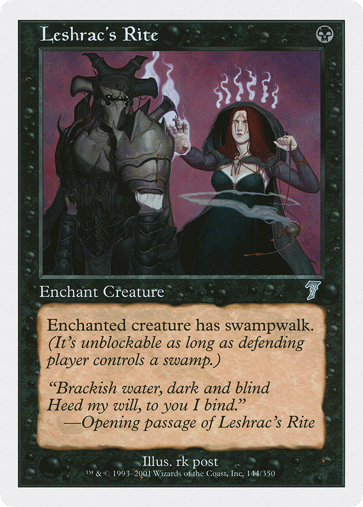 Leshrac's Rite (144) Foil - Seventh Edition