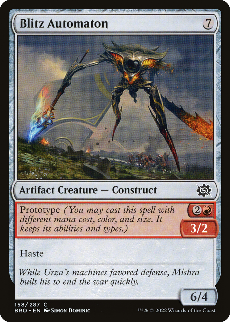 Blitz Automaton (158) Foil - The Brothers' War