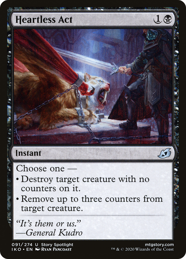 Heartless Act (091) Foil - Ikoria: Lair of Behemoths
