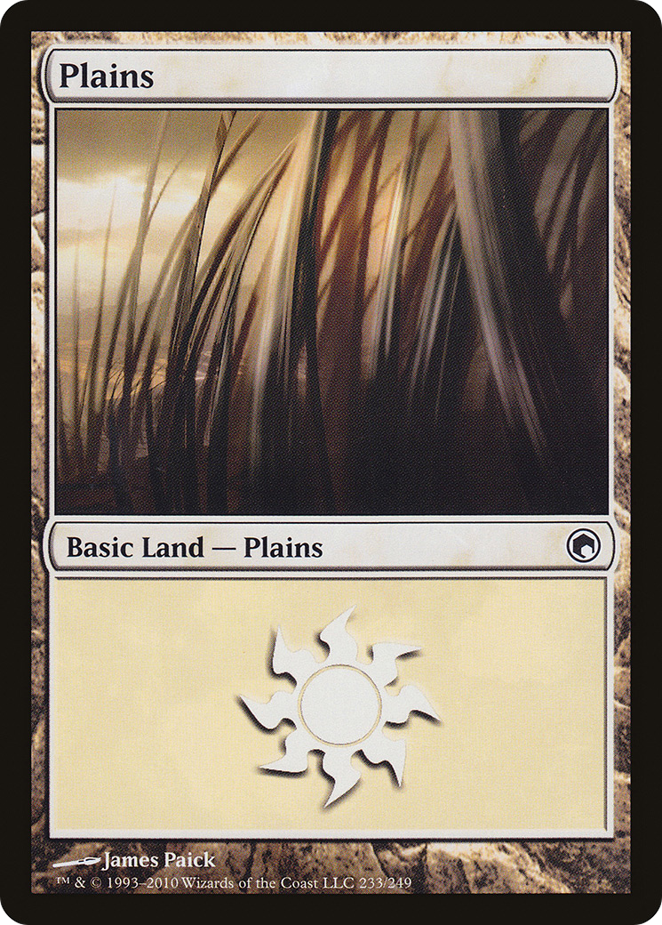 Plains (233) Foil - Scars of Mirrodin