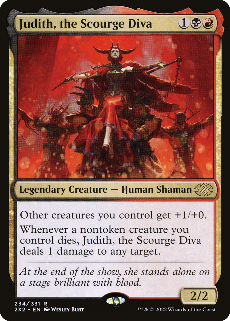 Judith, the Scourge Diva (234) Foil - Double Masters 2022
