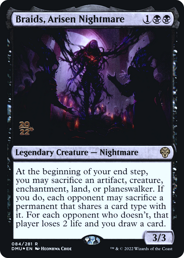 Braids, Arisen Nightmare (84s) Foil - Dominaria United Promos