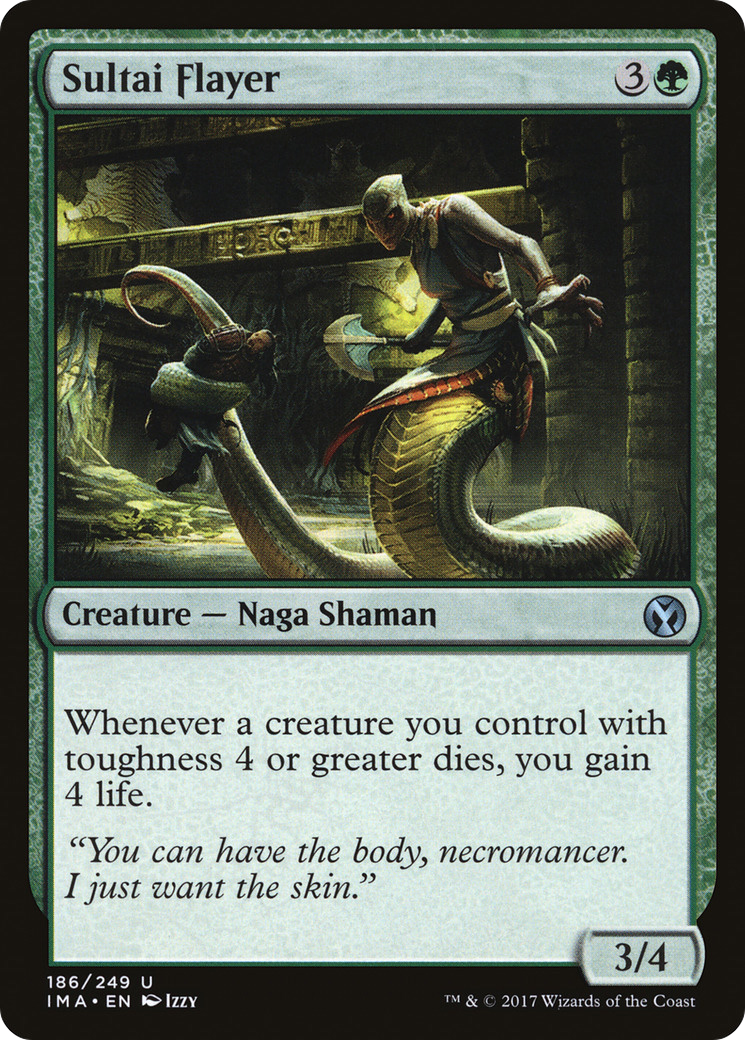 Sultai Flayer (186) Foil - Iconic Masters