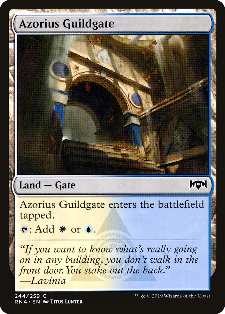 Azorius Guildgate (244) Foil - Ravnica Allegiance