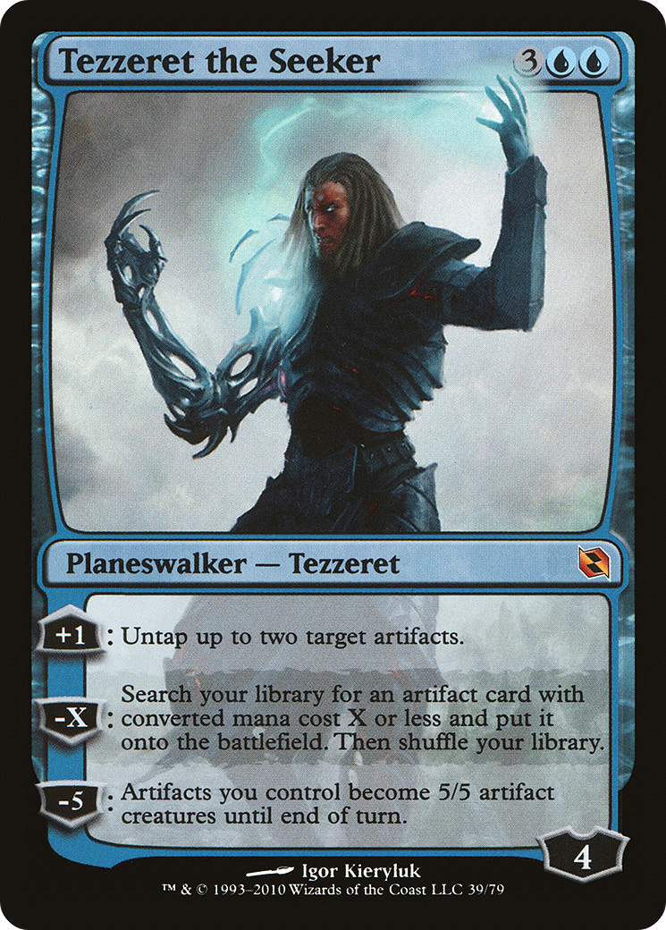 Tezzeret the Seeker (039) Foil - Duel Decks: Elspeth vs. Tezzeret