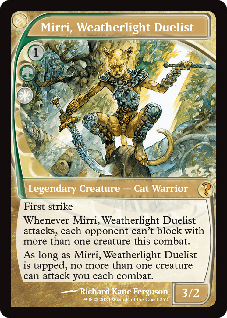 Mirri, Weatherlight Duelist (Future Sight) (252) Foil - Mystery Booster 2