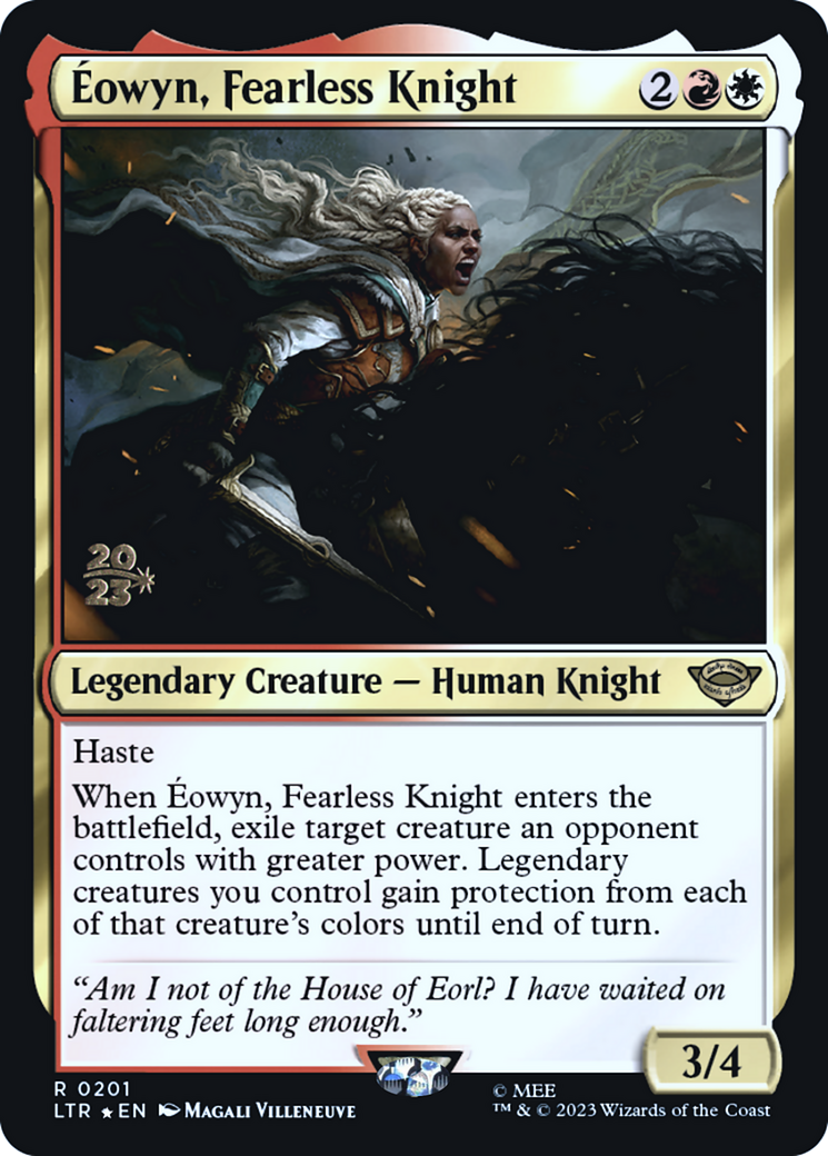 Eowyn, Fearless Knight (201) Foil - Tales of Middle-earth Promos
