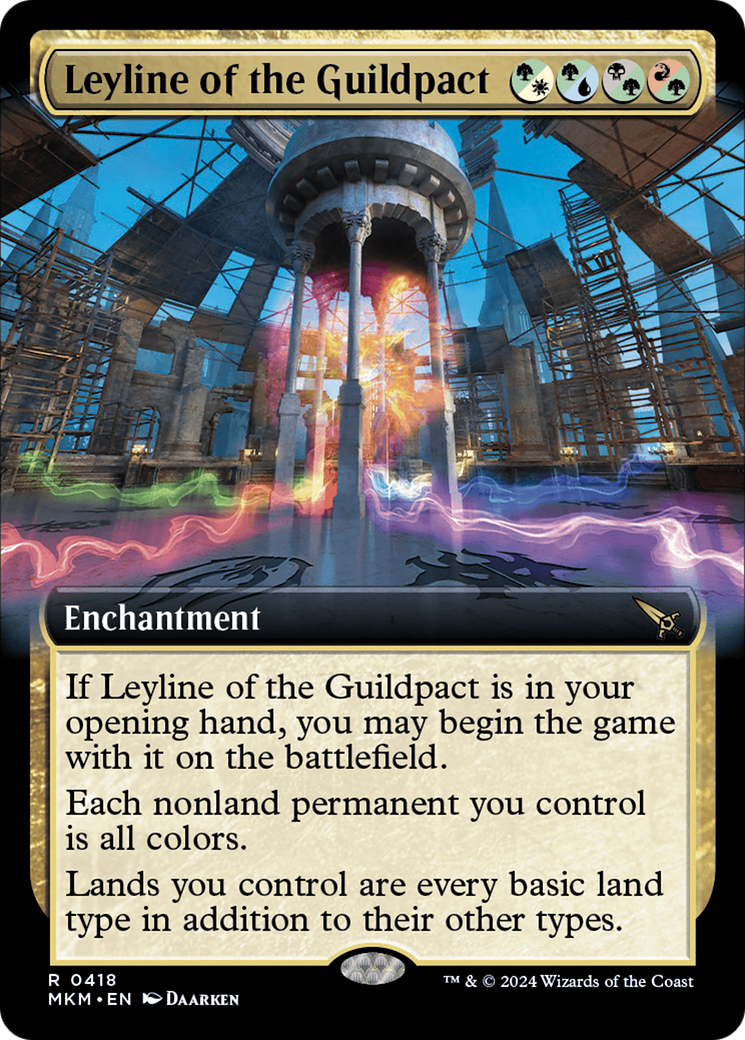 Leyline of the Guildpact (Extended Art) (418) Foil - Murders at Karlov Manor
