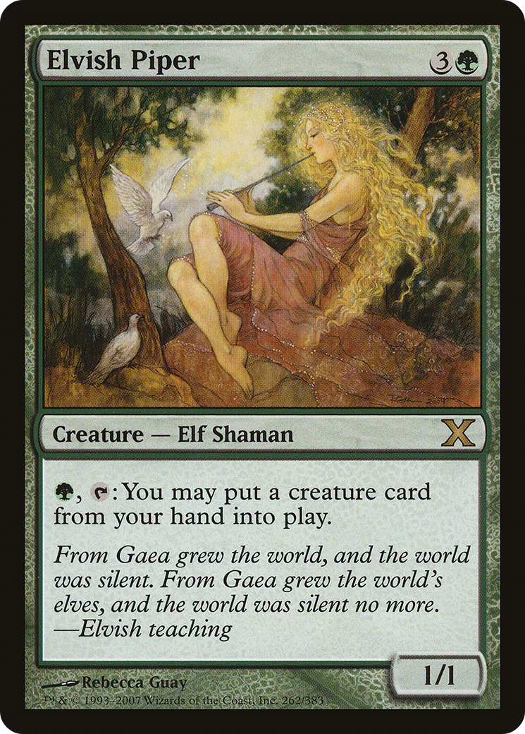 Elvish Piper (262) Foil - Tenth Edition
